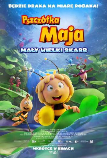 plakat do filmu PSZCZÓŁKA MAJA. MAŁY WIELKI SKARB