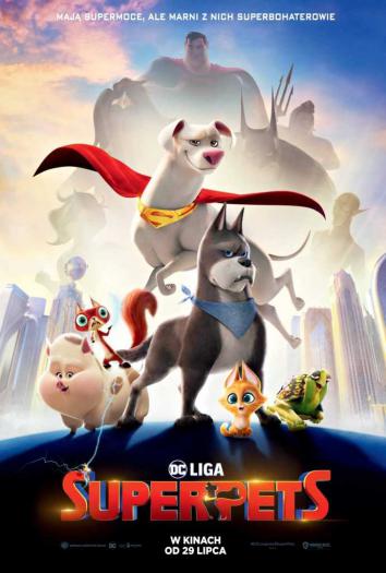 plakat z filmu DC LIGA SUPER-PETS