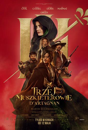 plakat do filmu TRZEJ MUSZKIETEROWIE: D’ARTAGNAN