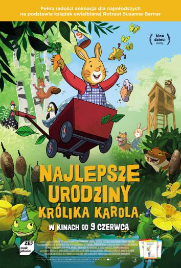 plakat do filmu NAJLEPSZE URODZINY KRÓLIKA KAROLA