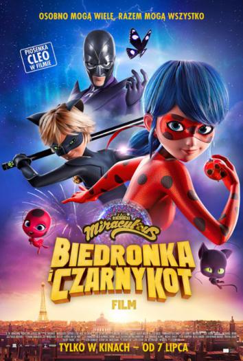 plakat do filmu Miraculous: Biedronka i Czarny Kot. Film