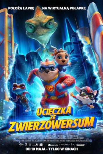 plakat do filmu UCIECZKA ZE ZWIERZOWERSUM