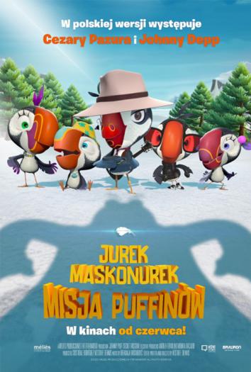 plakat do filmu JUREK MASKONUREK: MISJA PUFFINÓW