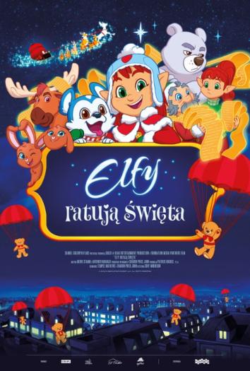 plakat do filmu ELFY RATUJĄ ŚWIĘTA