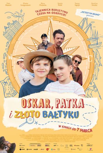 plakat do filmu OSKAR, PATKA I ZŁOTO BAŁTYKU