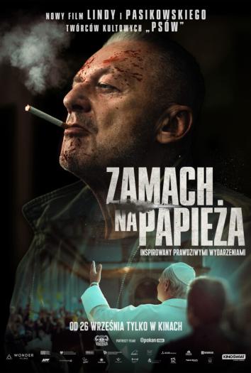 plakat do filmu ZAMACH NA PAPIEŻA