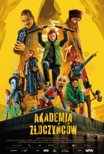 plakat do filmu AKADEMIA ZŁOCZYŃCÓW