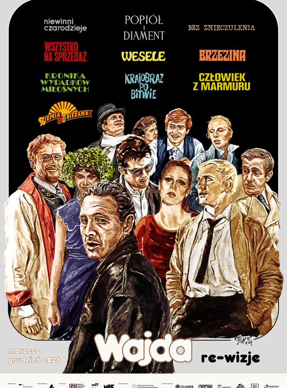 plakat do wydarzenia WAJDA: re- wizje